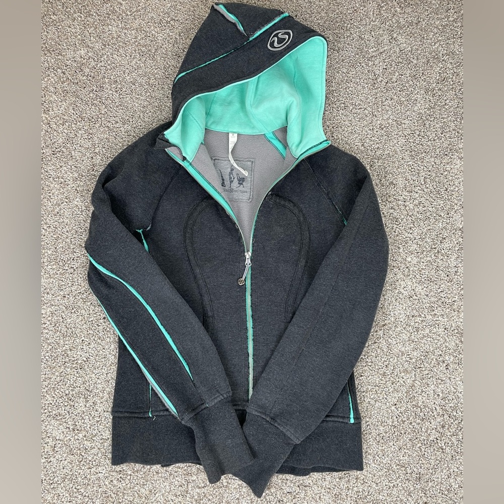 Lululemon Special Edition Scuba Hoodie, Intentionally Distressed Style.Size 8